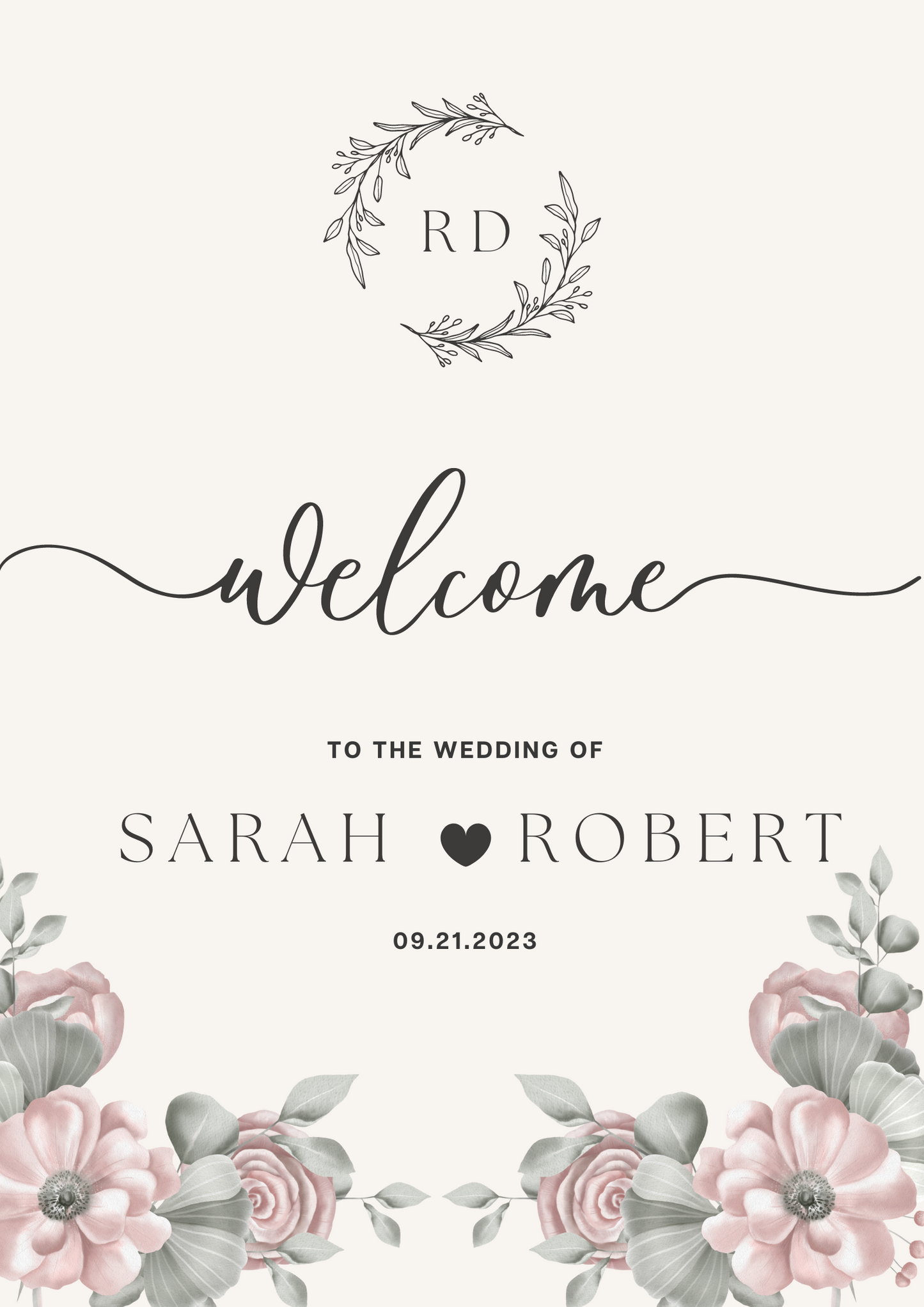 Welcome Sign - Graphic Design